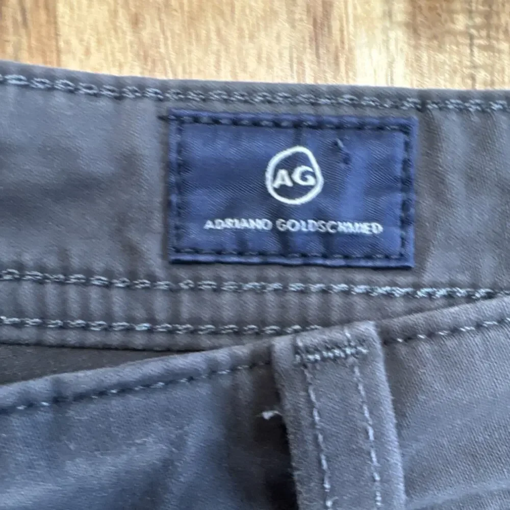 AG Adriano Goldschmied Slim Straight Stretch Gray‎ Casual Pants Men 32x32